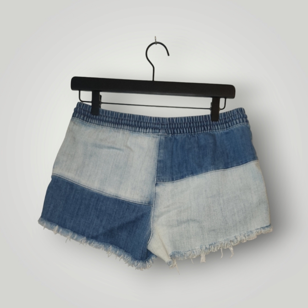 Aerie Patchwork Colorblock Drawstring Elastic Jea… - image 5